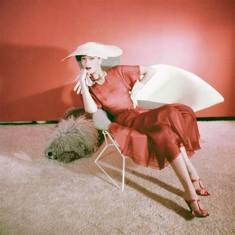 Barbara Mullen Wearing Traina Norell Photograph By Horst P Horst