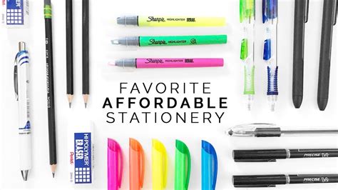 The Best Affordable Stationery 💸 Youtube