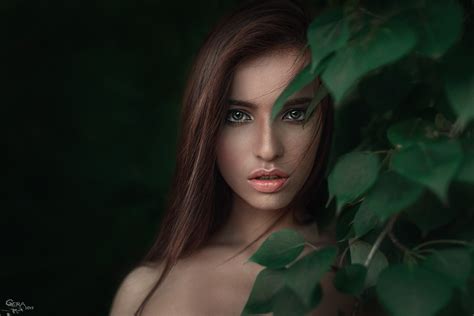 fondos de pantalla cara mujer modelo pelo largo fotografía verde cabello negro moda