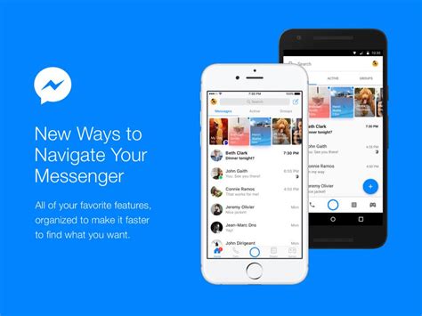 Facebook Updates Messenger App UI and Adds New Tabs