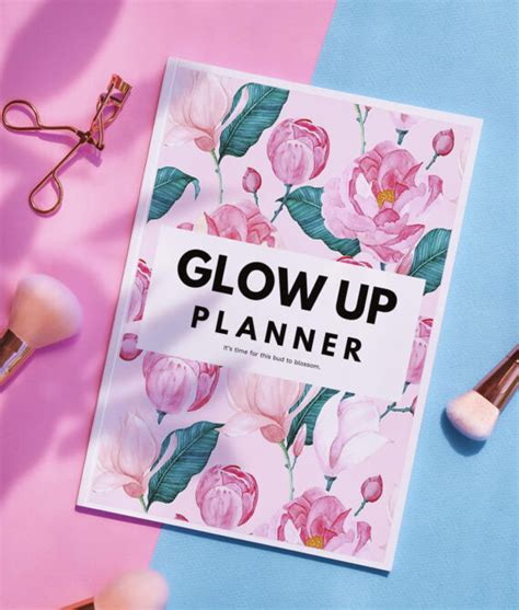 FREE Glow Up Planner Printable Glow Up Checklist ShineSheets