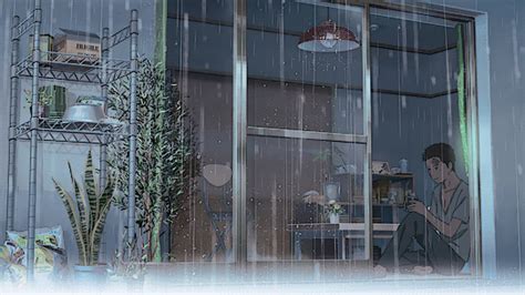 Anime Rain S Hình ảnh Hình  Khu Vườn