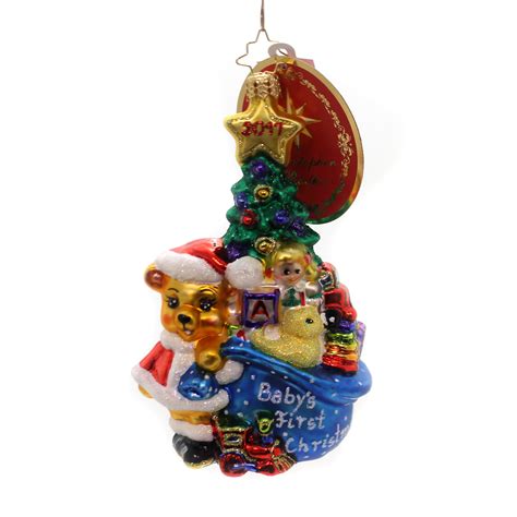 Christopher Radko First For Everything Ornament Dated 2017 Christmas