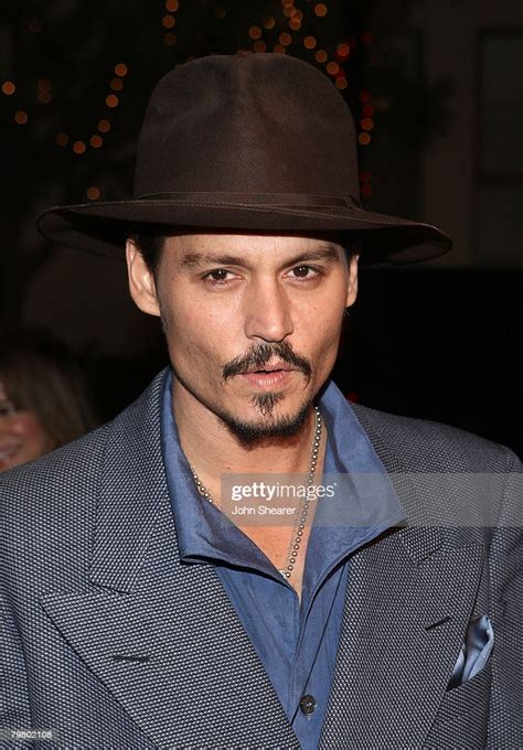 Actor Johnny Depp Arrives At The Special Screening For Dreamworks