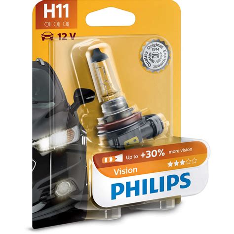 Halogen Bulb PHILIPS VISION 12V H11 55W Trodo Com