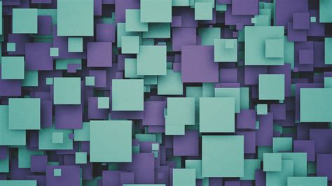 Download 1920x1080 Square Tiles Nested Texture Cyan And Purple