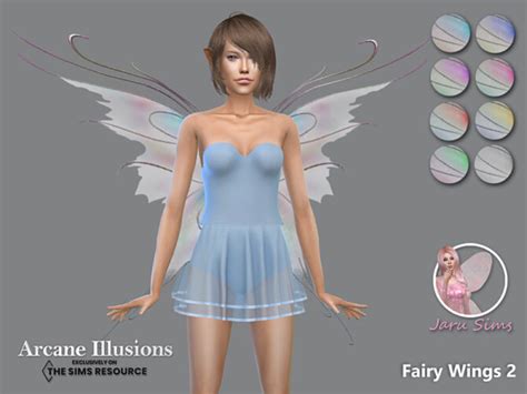 Arcane Illusions Fairy Wings 2 By Jaru Sims At Tsr Sims 4 Updates
