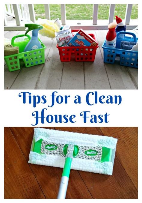 Tips For A Clean House Fast Clever Housewife