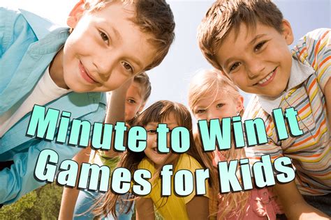 25 Super Fun Minute To Win It Games For Kids Easy To Setup • Babydotdot