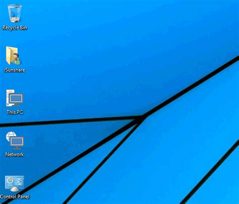 Windows includes the common this pc (aka: How to Restore Desktop Icons in Windows 10