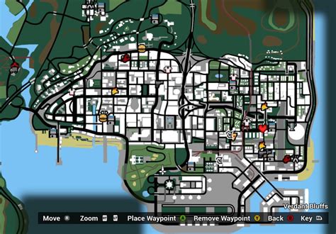 Gta San Andreas Definitive Edition Gta San Andreas Original Map Icons