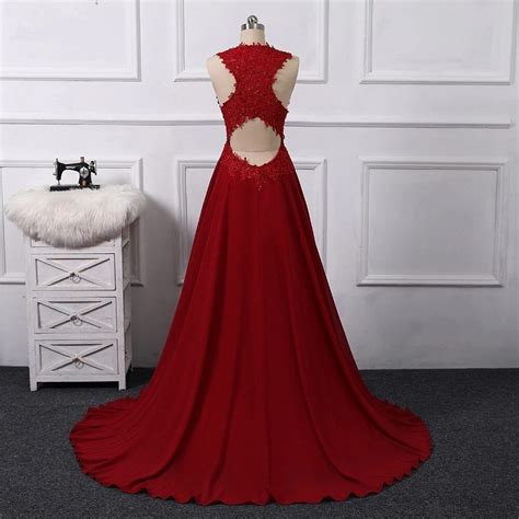 Elegant A Line Chiffon Sleeveless Open Back Maid Of Honor Bridesmaid Dress Uniqistic Com