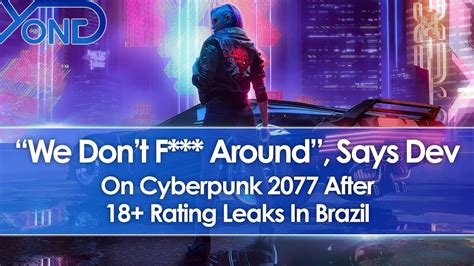 Cyberpunk Contiendra De La Nudit De La Drogue Et Du Contenu