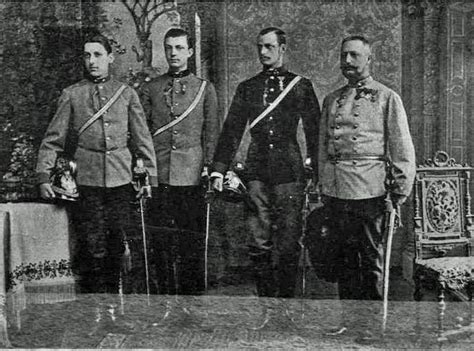 Archduke Karl Salvator Of Austria Prince Of Tuscany With His Three