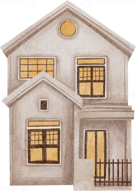 Watercolor House Illustration 16547668 Png