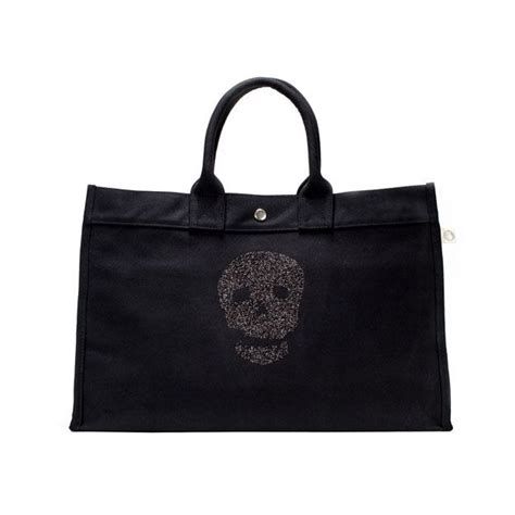 East West Skull Bag Quilted Koala At The Shoebox Koala Luxe Canvas Bag With Friendly Skull