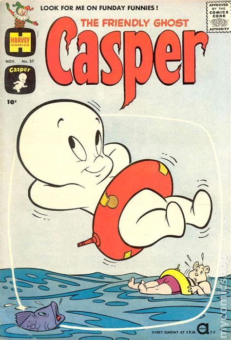 Casper The Friendly Ghost 1958 3rd Series Harvey 27 Retro Poster