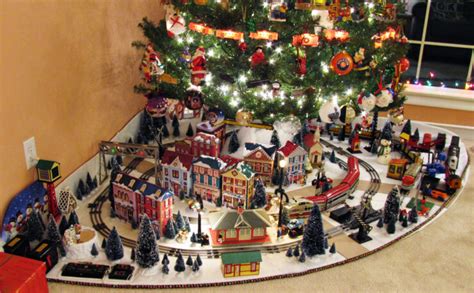 A Small Toy Train Christmas Layout For Under The Tree Trains