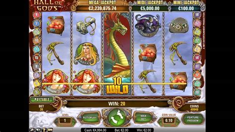 Hall Of Gods Slot Review Free Spins