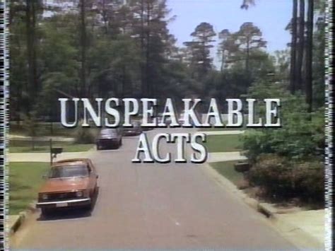Rare And Hard To Find Titles Tv And Feature Film Unspeakable Acts
