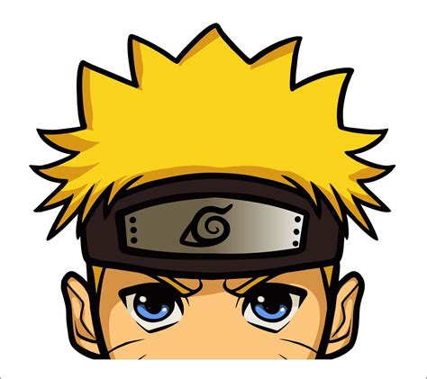 Peeker anime peeking sticker car window decals pk069 kakashi naruto | animestickershop. Naruto Peeking Peeker Bumper Window Vinyl Decal Sticker ...