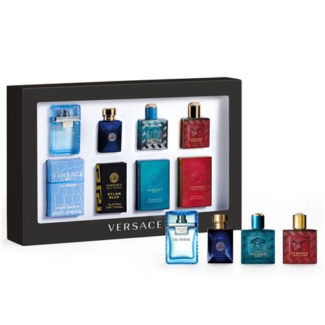 Versace Mens Miniature Fragrance Gift Set Scentstore