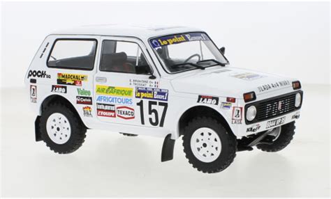 Miniature Lada Niva 1 18 Solido No 157 Rallye Paris Dakar 1983