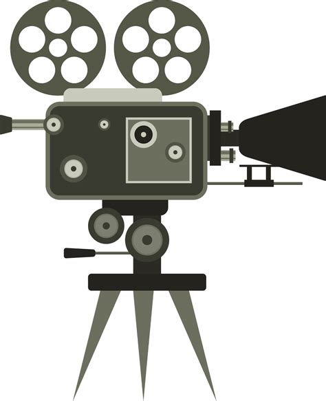 Movie Projector Film Movie Camera Vector Camera Png Download 1010