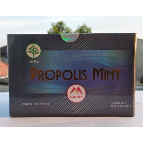 Jual Propolis Merci Merci Propolis Brazilian Mint Original Harga Perbok Isi Botol Shopee