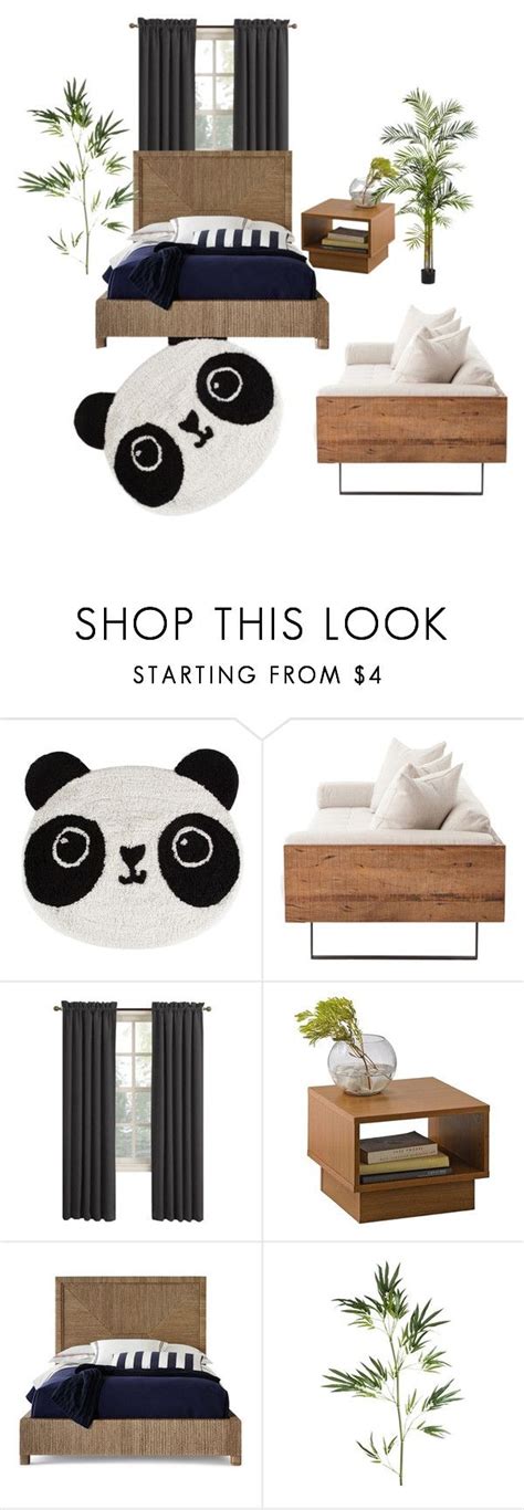 Panda Bedroom By Glissy23 Liked On Polyvore Featuring Interior