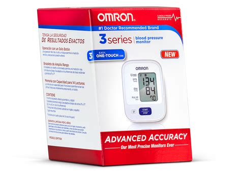 Omron 3 Series Upper Arm Blood Pressure Monitor With Cuff