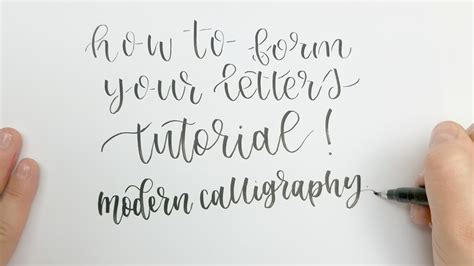 Modern Calligraphy Letters Easy