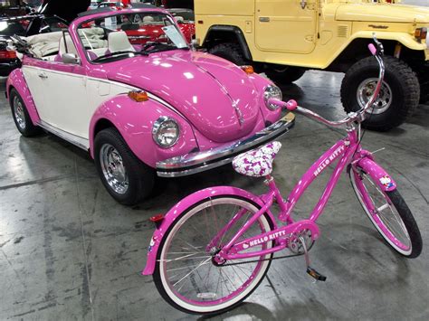 Sweet Volkswagen Beetle Volkswagen Pink Car