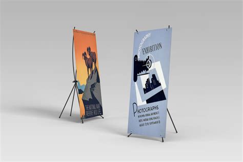 Stand Tall And Stand Out With Our Adjustable Standing Banner Stand