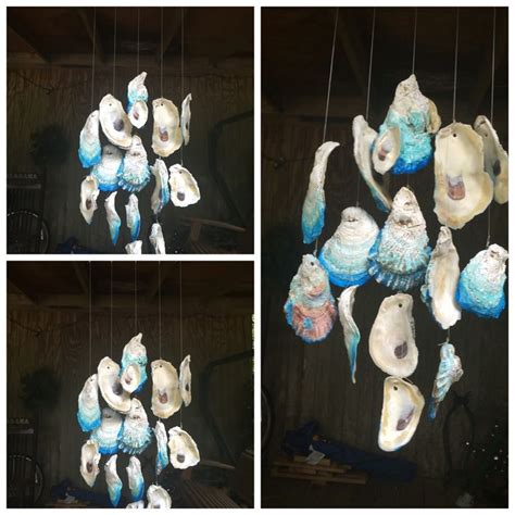 Oyster Shell Wind Chime Shell Wind Chimes Wind Chimes Oyster Shell