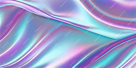 Premium Ai Image 3d Style Beautiful Folds Of Foil With Gradient