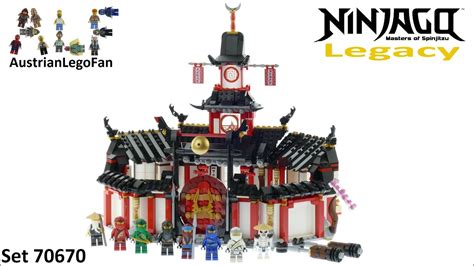 Lego Ninjago Legacy 70670 Monastery Of Spinjitzu Speed Build Youtube