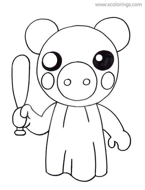 Roblox Piggy Coloring Pages - Coloring Home