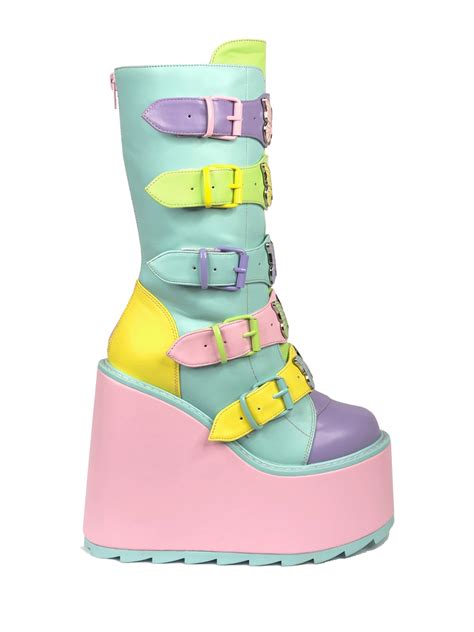 Dune Butterfly Pastel In 2021 Platform Boots Kawaii Shoes Cute Shoes