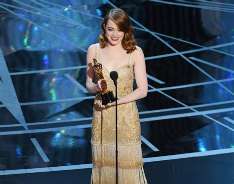 Emma Stone Winning Best Actress Best Moments From The 2017 Oscars