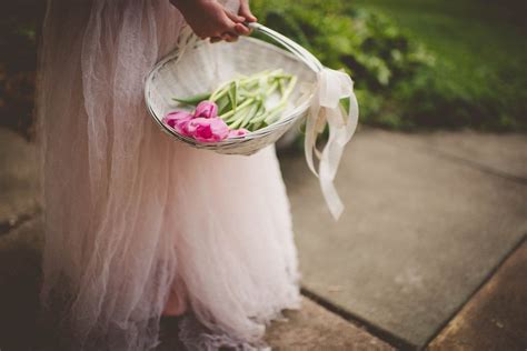 Handing Out Stems Frugal Wedding Wedding Crafts Flower Girl Petals