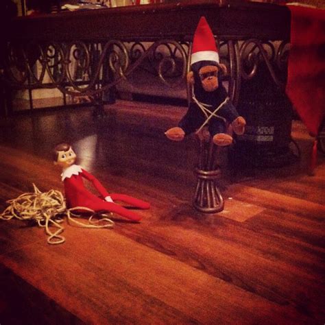 elf on the shelf ideas elf playing cops and robbers with other friends