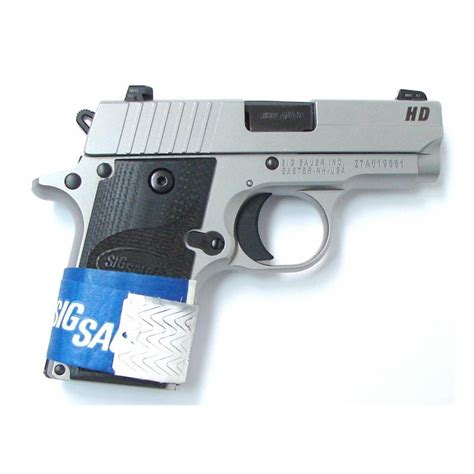 Sig Sauer P238 Hd 380 Acp Caliber Pistol All Stainless Steel Hd