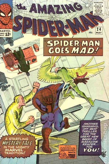 Don Mangus It Only Hurts When I Smirk Spider Man Goes Mad May 1965