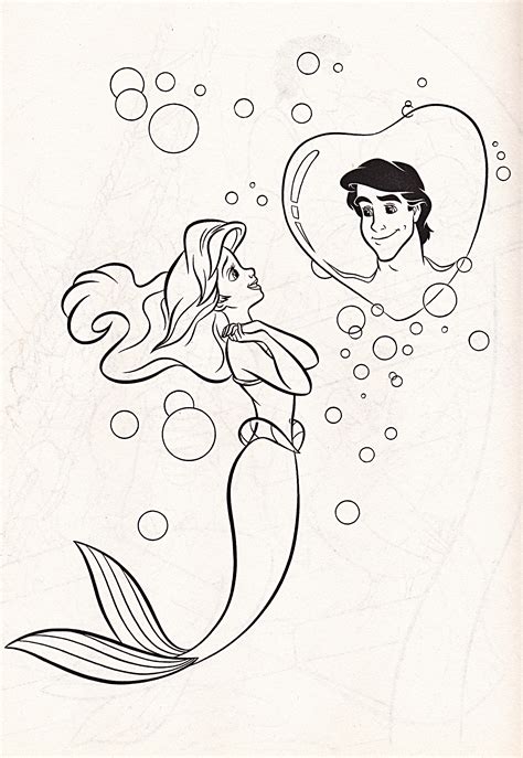 Ariel the little mermaid is one of my favorite 'disney girls', sebastian the you will be captured by ariel and want to be part of her (most intriguing) world. Walt Disney Coloring Pages - Princess Ariel & Prince Eric - Walt Disney Characters Photo ...
