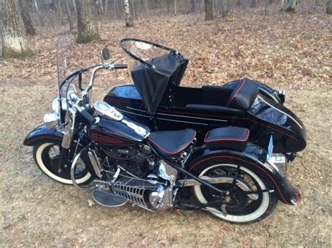 1950 Harley Davidson Fl Hydra Glide With Sidecar