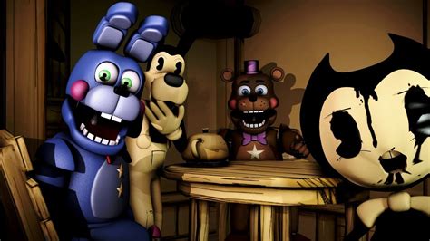 Fnaf Bendy Bendy And Bonnie Fight An Ancient Monster Animation Short