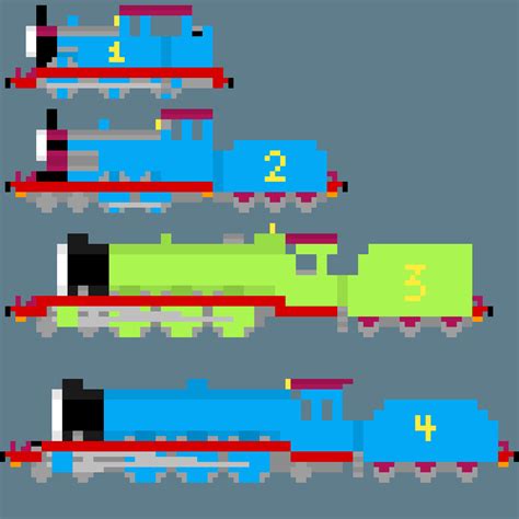 Pixilart Thomas And Friends Minecraft Pixel Uploaded By Transgalashe