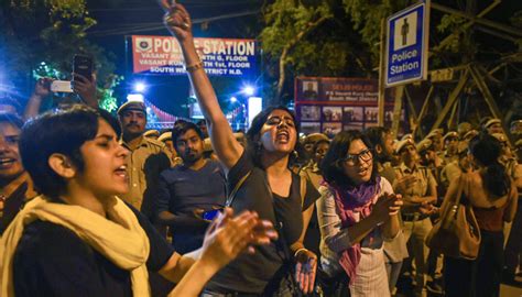 protests continue after jnu professor granted bail in sexual misconduct cases the week