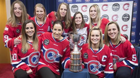 Le Rayonnement Du Hockey Féminin Sur La Liste Des Canadiennes De Montréal Radio Canadaca